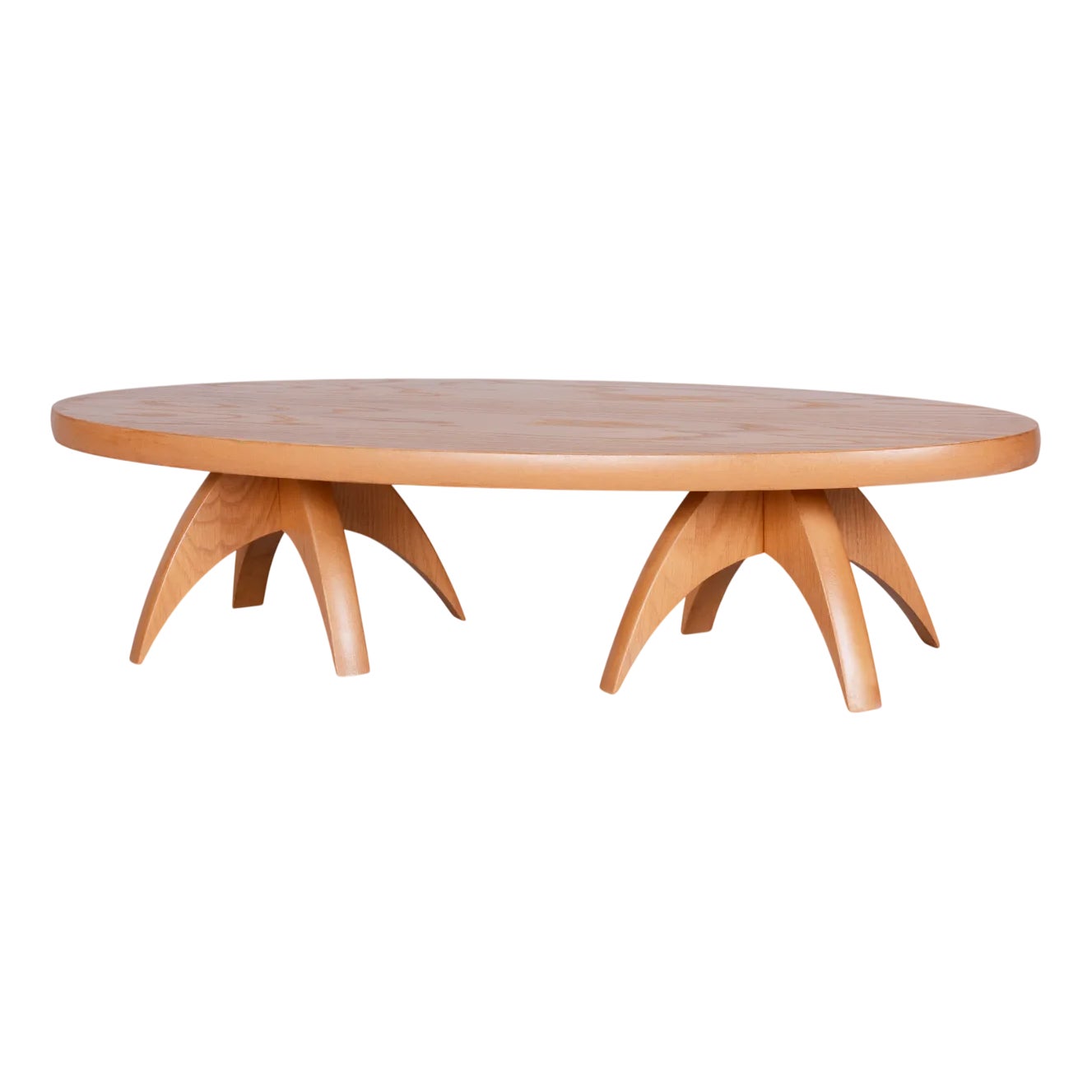 Mid-Century Czech Oak Coffee Table, 1950s | Chairish