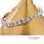 Vintage 18k 750 White Gold Natural Diamond Engraved & Milgrain Tennis Bracelet For Sale In New York - Image 6 of 13