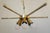 Mid-Century Brass Chandelier, 1970s For Sale - Image 4 of 17