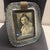 Ercole Barovier 1930s Barovier Attributed Art Deco Clear Murano Glass and Brass Picture Frame For Sale - Image 4 of 13