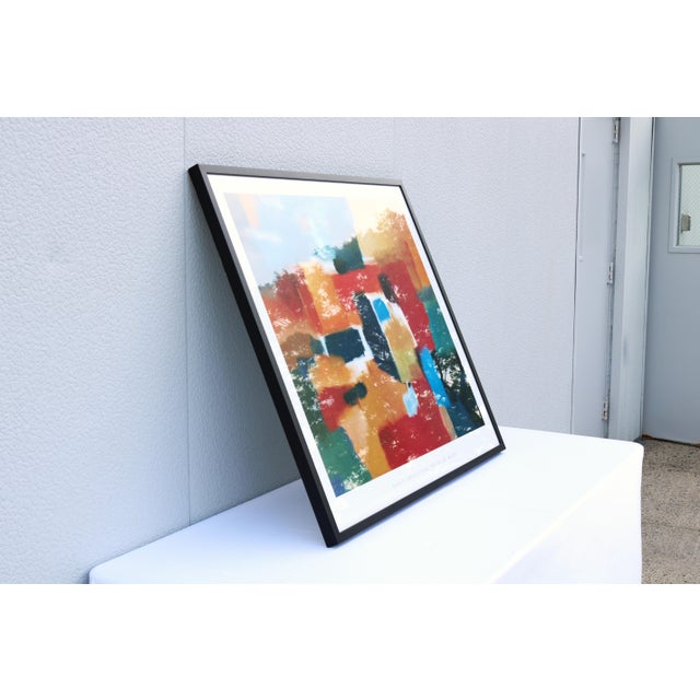 Nancy Ortenstone Fields of Music Abstract Expressionism Artwork Print, Framed For Sale - Image 9 of 15