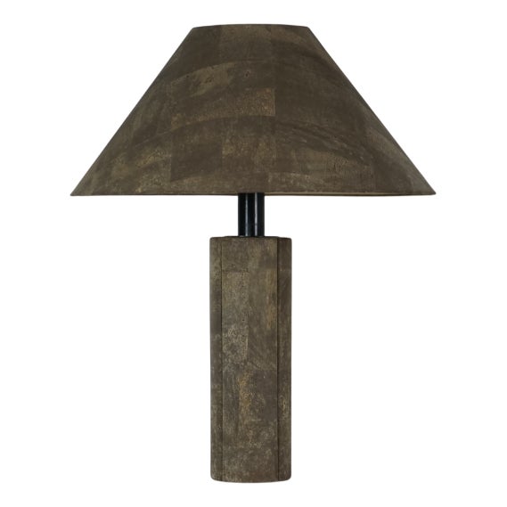 Large Table Lamp in Cork by Ingo Maurer for Design M, 1970s For Sale