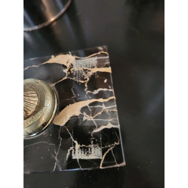 1962 Golf Trophy on Black Marbled Stone Base Hole in One For Sale - Image 10 of 14