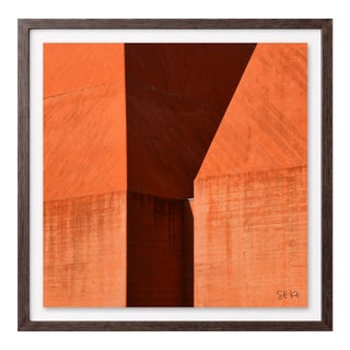 “Cascais 06” Giclee Archival Pigment Print 24x24 Framed in Walnut For Sale