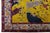 Antique Chinese Art Deco "Peking" Gold Wool Area Rug Garden Motif (1920s) For Sale - Image 9 of 12