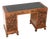 Art Deco Burr Walnut Desk with Leather Top, 1930 For Sale
