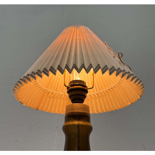 Holmegaard Mid-Century Modern Danish Model Park Clear Glass Table Lamp by Hsin-Lung Lin for Holmegaard, 1960s For Sale - Image 4 of 18