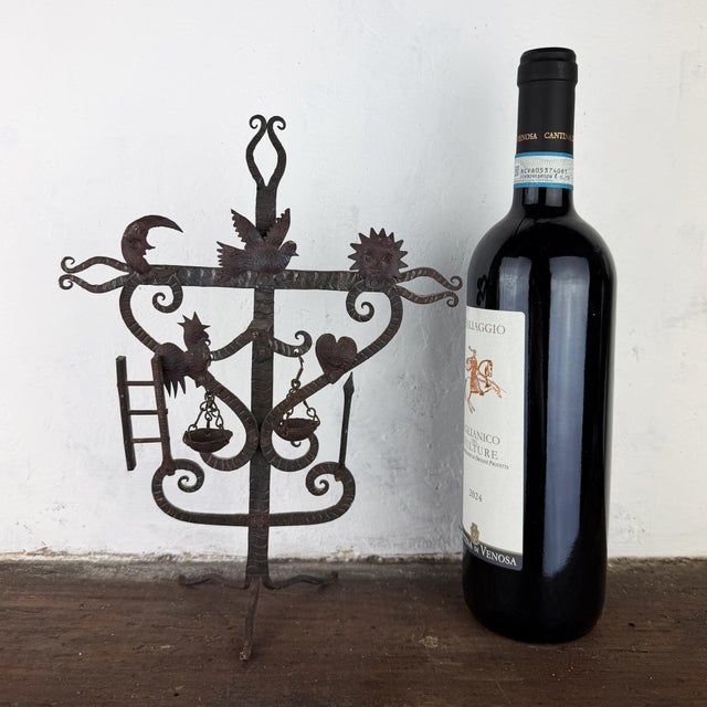 Wrought Iron Cross by Guadalupe Hermosillo Escobar, 1960s For Sale - Image 10 of 11