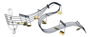 Curtis Jeré Iron and Brass Musical Notes Wall Decor