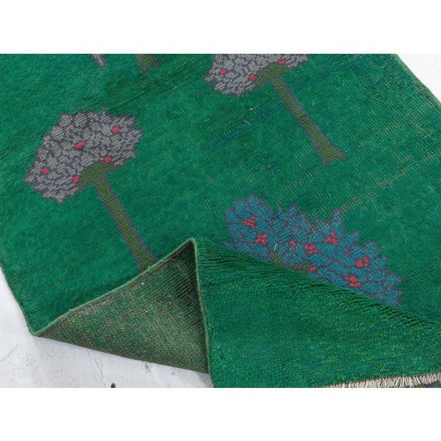 Late 19th Century Doris Leslie Blau Antique Arts and Crafts Runner by CF Voysey For Sale - Image 5 of 7
