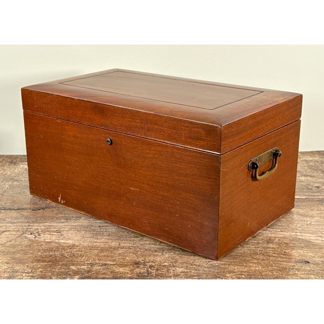 Antique c.1920's Benson & Hedges Wooden Cigar Humidor Box For Sale - Image 10 of 17