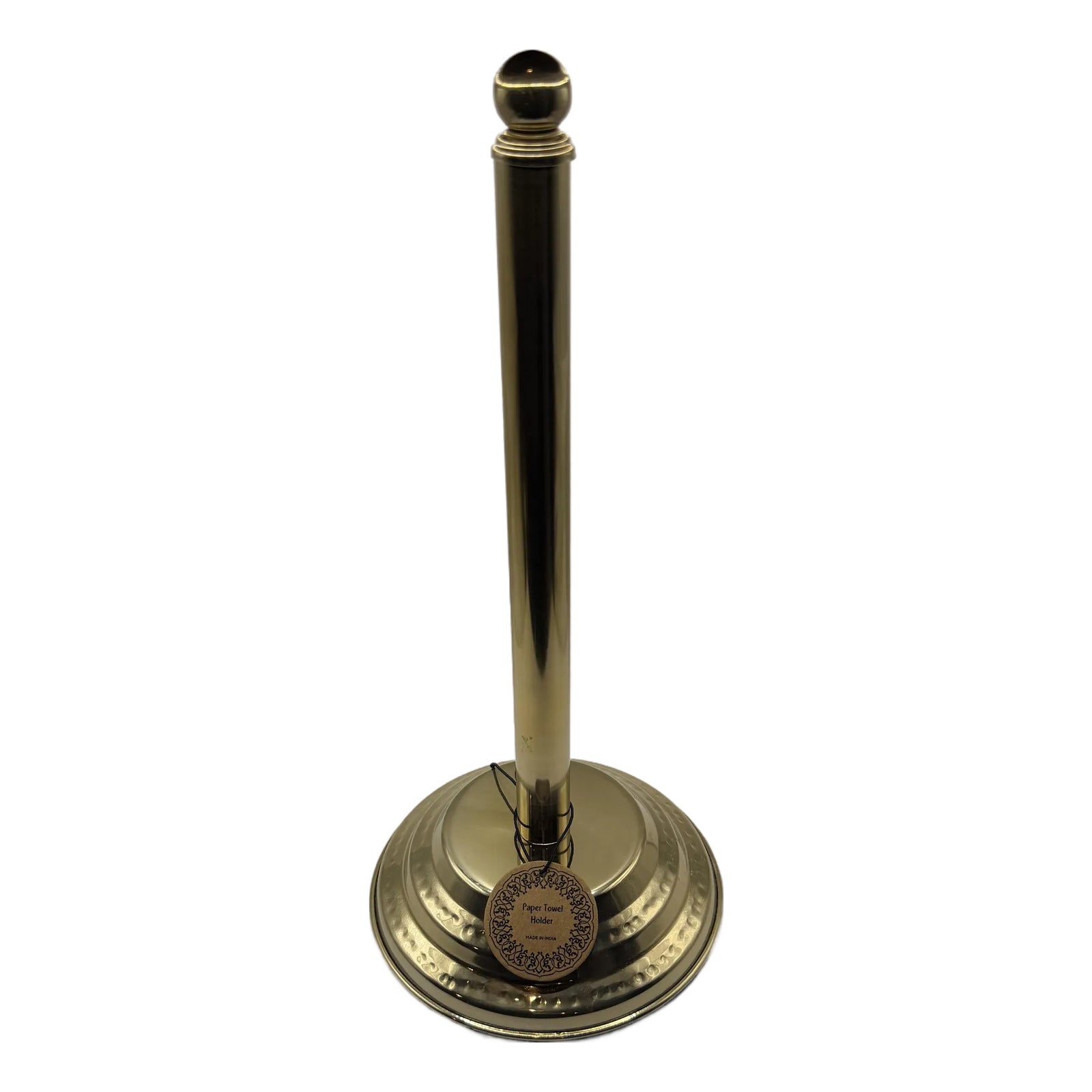Brass Paper Towel Holder, Made in India | Chairish