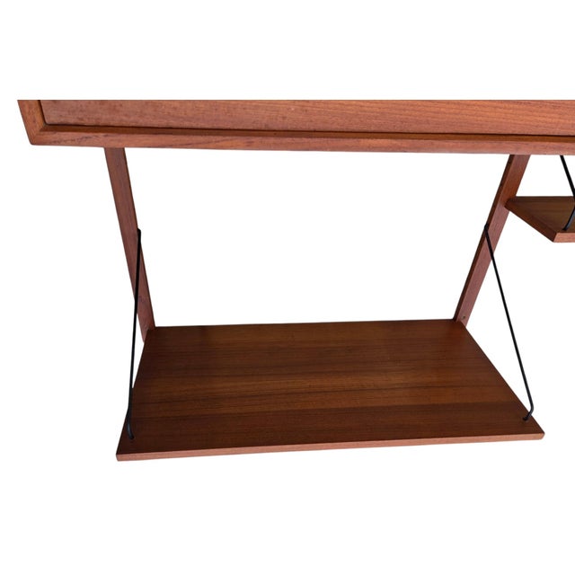 1950 Poul Cadovius Design Wall Mounted Shelf Modular Royal System Teak Cado Unit For Sale - Image 15 of 17