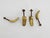 Glass and Brass Wall-Mounted Coat Rack from Ercole Barovier, Italy, 1920s, Set of 8 For Sale - Image 6 of 8