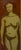 1950s Edgardo Corbelli, Orange Nude Oil Painting, 1952 For Sale - Image 5 of 5