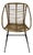Vintage Wicker Rattan Chair, 1960s For Sale