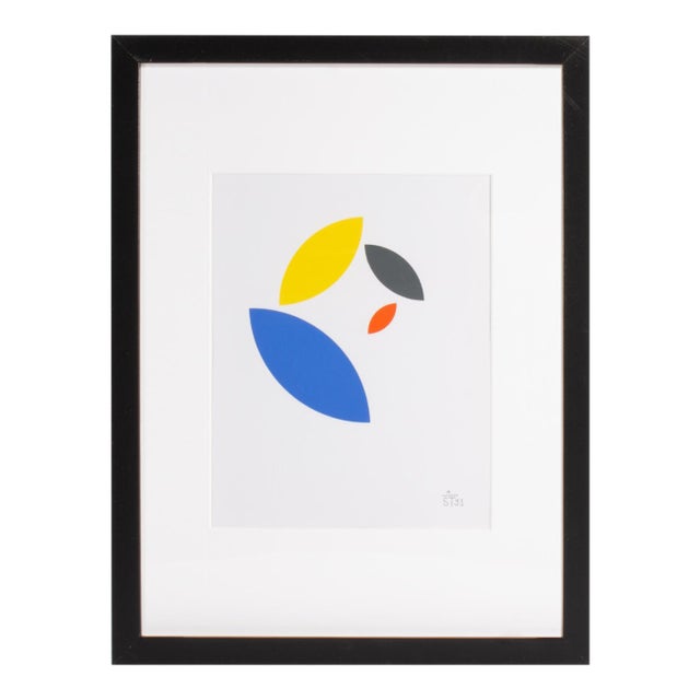 1995 “Konstruktion and Intuition” Serigraph Print by Anton Stankowski For Sale