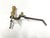 Metal Antique Georgian Style Brass Ball-Top Andirons—A Pair For Sale - Image 7 of 8