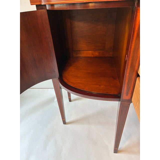 Bench Made Mahogany Inlayed Sideboard For Sale - Image 13 of 15