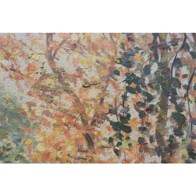 G. van Damme, Landscape Composition, 1940, Oil Painting on Canvas, Framed For Sale - Image 6 of 12