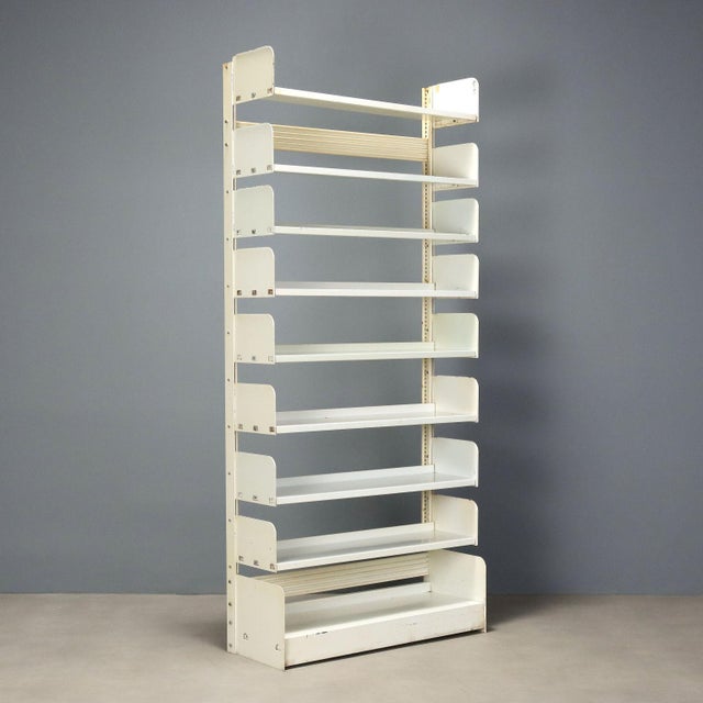 Vintage Bookcase in Metal, 1970s For Sale - Image 11 of 11