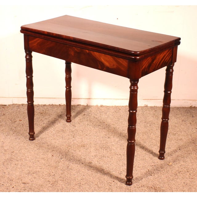 Game Table in Mahogany, 1800s For Sale - Image 11 of 12