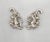 1950s Vintage 1950 Signed Crown Trifari Alfred Philippe Design Faux-Aquamarine Clip Earrings - 2 Pieces For Sale - Image 5 of 9