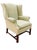Hickory Chair Furniture Company Vintage Hickory Chair Chippendale Wingback Chair | Historic James River Plantations Collection For Sale - Image 4 of 18