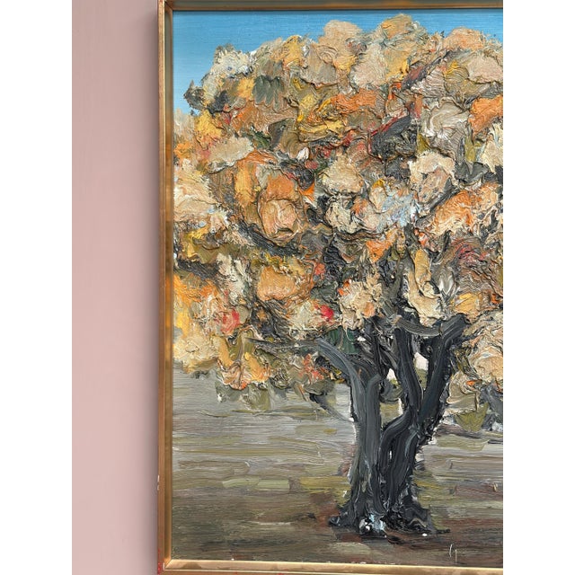 Nils Olsson, Chestnut Tree in Bloom, 1950s, Oil Painting on Canvas, Framed For Sale - Image 4 of 18