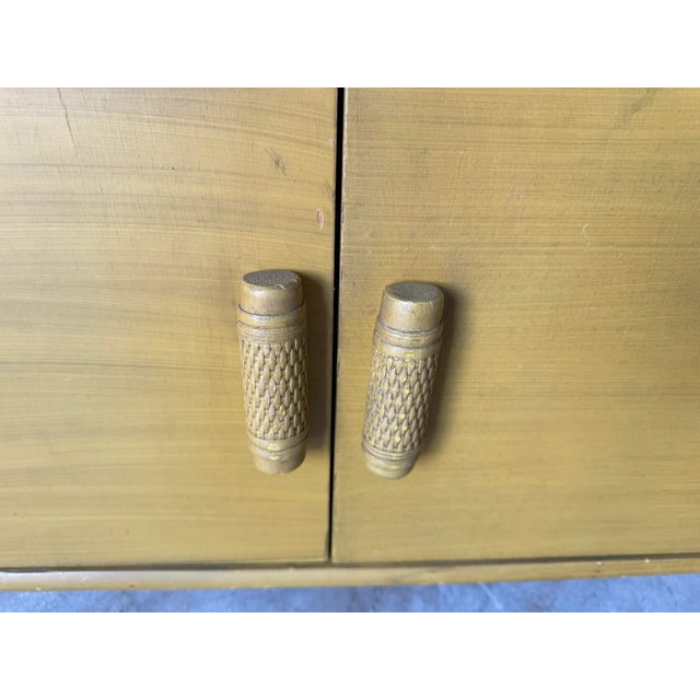 Mid-Century Bent Rattan Bookcase For Sale - Image 12 of 12