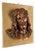 Vintage Italian Carved Wooden High Relief of Christ, 20th Century For Sale