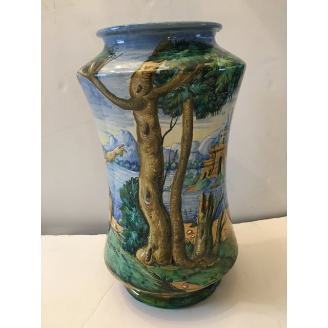 Italian Faience Cantagalli Vase For Sale In Boston - Image 6 of 8
