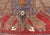 Turkish Vintage Oushak Rug With Medallions in Red, Taupe, Olive and Gray For Sale - Image 10 of 12