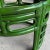 Mid-Century Bespoke Green Rattan Smoked Glass Side Table - Newly Painted For Sale - Image 11 of 12
