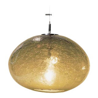 Orbit Pendant Light from the Boa Lantern Collection in Amber For Sale