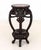 Brown Chinese Hardwood and Marble Pedestal Table For Sale - Image 8 of 8