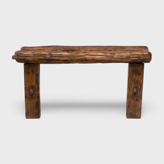 Made of wood reclaimed from 18th-century Chinese buildings, this petite bench brings the farmhouse aesthetic to...