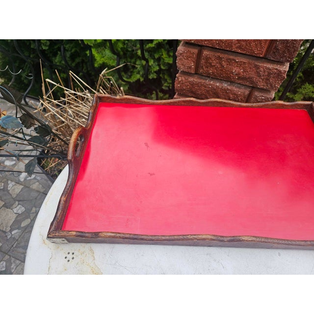 Wooden Hotel Tray, 1920s For Sale - Image 3 of 6