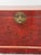 Antique Chinese Red Lacquered Trunk For Sale - Image 11 of 12