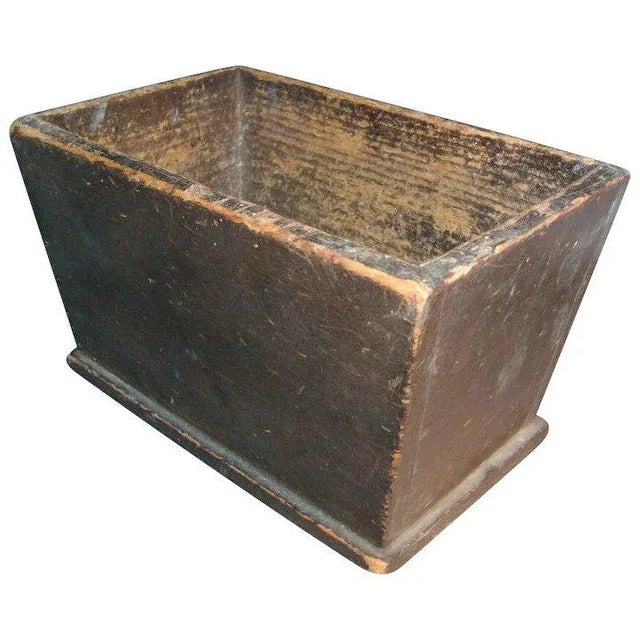 Wood 19th Century American Paint Decorated Box or Caddy For Sale - Image 7 of 7