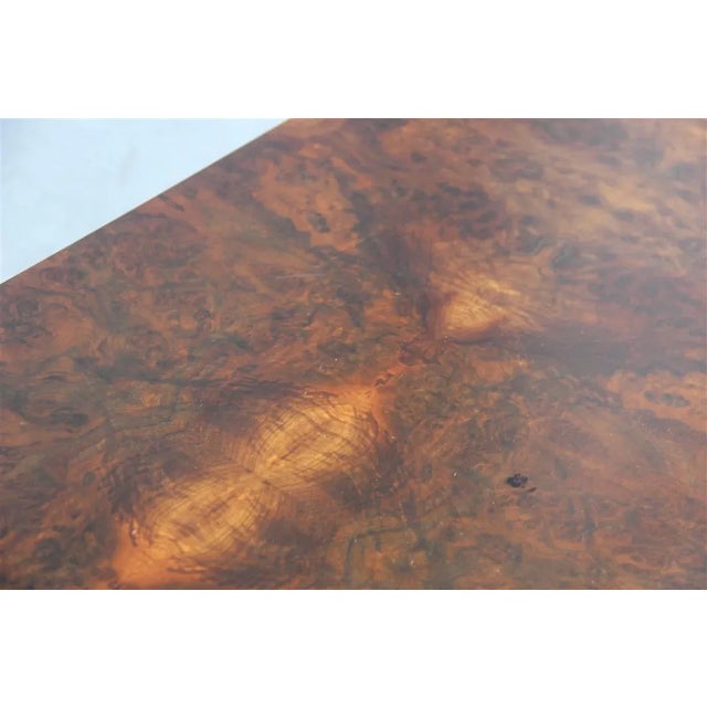 Italian Walnut, Brass & Aluminum Sideboard, 1970s For Sale - Image 10 of 17