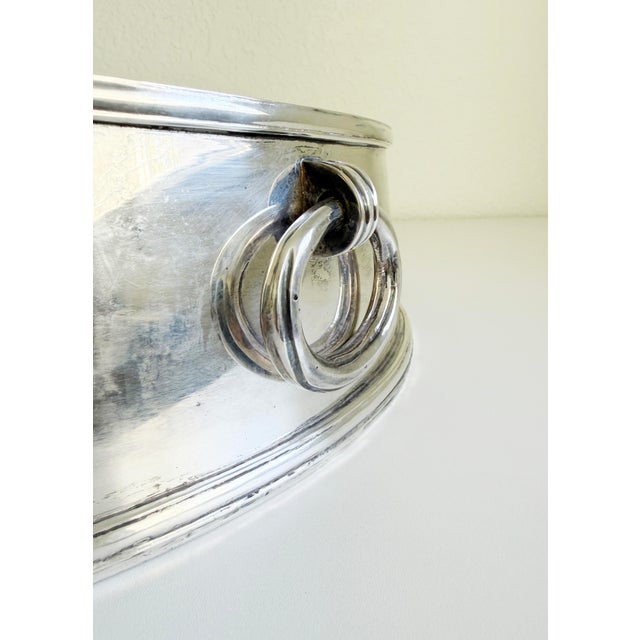 Metal Ralph Lauren Silver-Plate Jardinière Centerpiece Vessel, Late 20th Century For Sale - Image 7 of 16