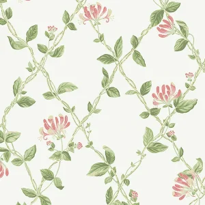 SAMPLE - Boråstapeter Honeysuckle Wallpaper In Ivory