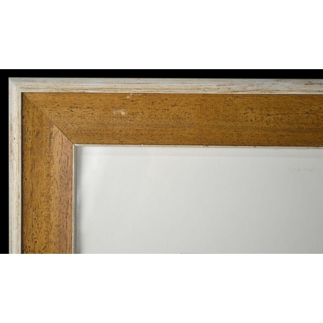 Modern Trowbridge Garden Landscape Print in a Hand Crafted Frame For Sale - Image 3 of 7