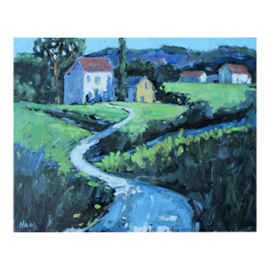 Contemporary Landscape Impressionist Oil Painting