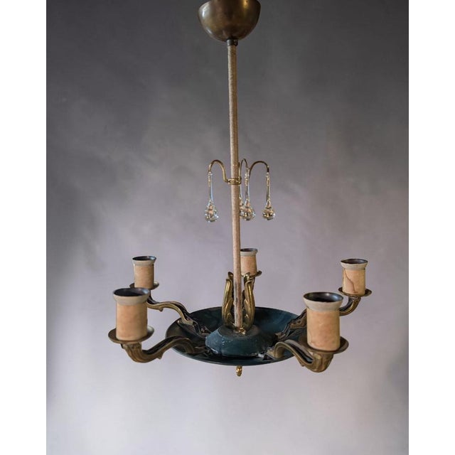 Vintage Chandelier by Paavo Tynell for Oy Taito Ab, 1930s For Sale - Image 16 of 18