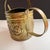 Vintage Embossed Brass Floral Watering Can With Roses For Sale - Image 4 of 11