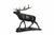 Vintage Bronze Stag Sculpture For Sale - Image 3 of 9