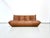 Togo Three-Seater Sofa in Dark Cognac Leather by Michel Ducaroy for Ligne Roset For Sale - Image 12 of 12