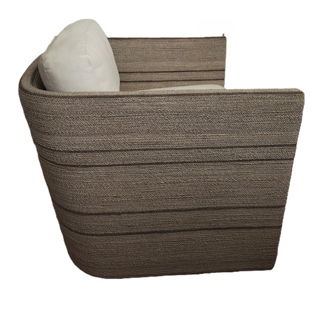 Features & Attributes 26.75 inches high x 33 inches wide x 32 inches deep Seat: 16.75 inches high: Arm front: 26.75 inches...